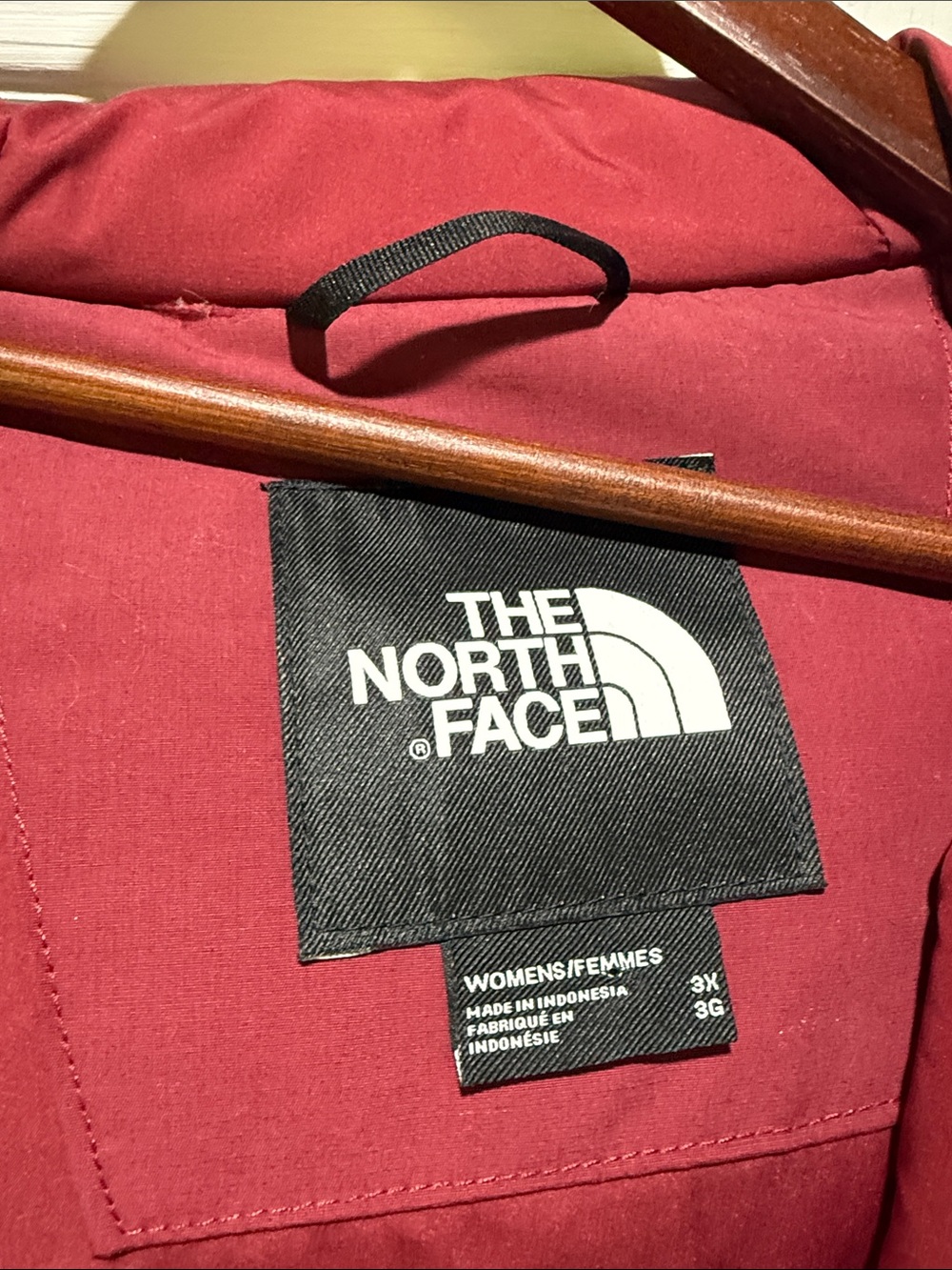 The North Face Women's Deep Red Puffer Jacket